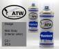 Preview: Dodge, Mist Gray (Interior color), C3 / RC3: 400ml Sprühdose + 400ml Klarlack - Set, von ATW Autoteile West.